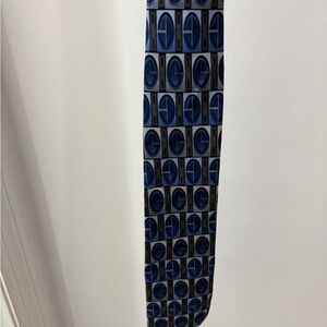 Blue Silver and Black Ferucci Tie